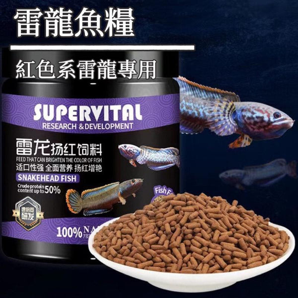 Supervital 雷龍揚紅專用魚糧 - 森流 GreenFlow - 動植物造景專門店