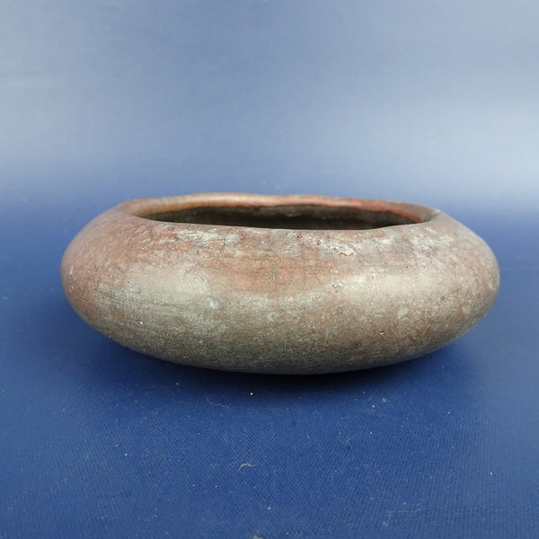 中古盆栽鉢 暁雲 小鉢 長辺 約9.5cm 丸鉢 釉薬  中古鉢 q1121633405