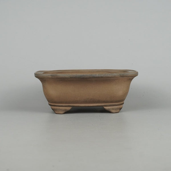 Medieval potted plant bowl Tokoname Nakano hiking small long bowl about 17.7cm papaya bowl outer bowl lower bowl mud medieval bowl b1159593132