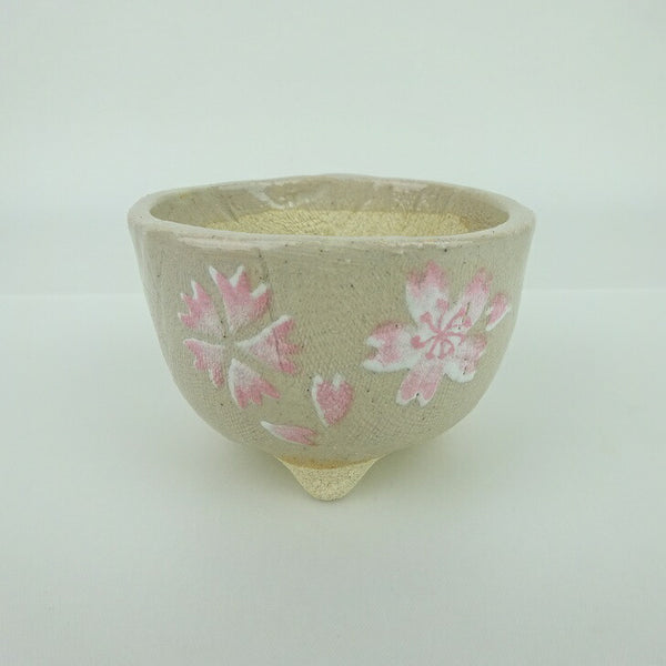 盆栽鉢 ゆうき祥石 小鉢 長辺 約 7cm 丸鉢 プリント 絵鉢 桜 サクラ さくら 釉薬 観賞用  新品 o1162585767