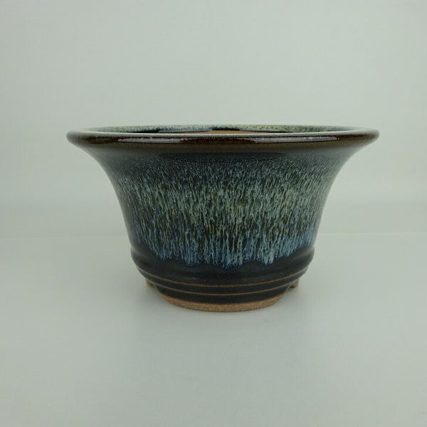 Potting bowl Koishihara Yaki, small, long, about 18cm, Marubowl, outer bowl, sea rat glaze, glaze, new product, quantity q1164476470