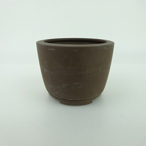 中古 盆栽鉢 常滑 英明 小鉢 長辺 約8cm 丸鉢 泥物  中古鉢 n1164617518